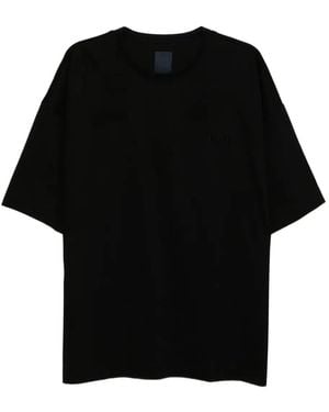 Juun.J T-Shirt À Logo Brodé - Noir