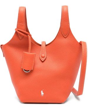 Polo Ralph Lauren Small Polo Play Tote Bag - Orange
