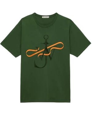 JW Anderson Graphic Print T-Shirt - Green