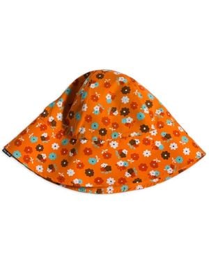 Miu Miu Poplin Bucket Hat - Orange
