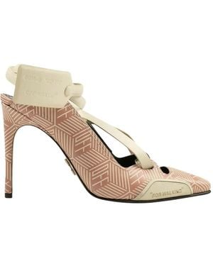 Off-White c/o Virgil Abloh 100Mm Patterned Court Shoes - Natural
