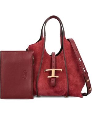 Tod's T Timeless shoulder bag - Rot