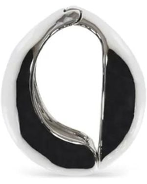 Coperni Pendientes Con Diseño Esculpido - Blanco