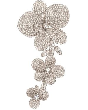Jennifer Behr Broche Orchid Vine - Blanco