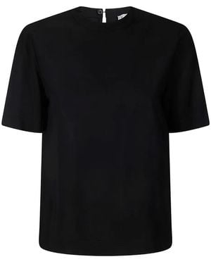 Alberto Biani Short Sleeve Blouse - Black