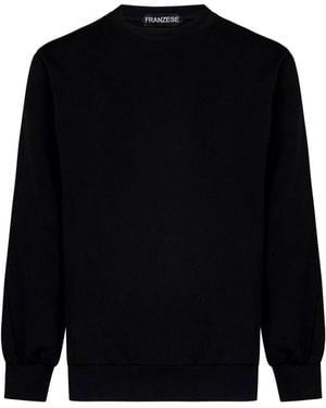 Franzese Collection Cotton Sweatshirt - Black