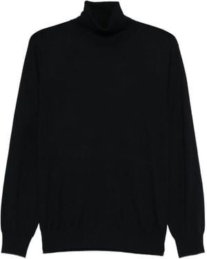 Kangra Jersey con cuello vuelto - Negro