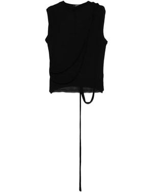 OTTOLINGER Deconstructed Top - Black