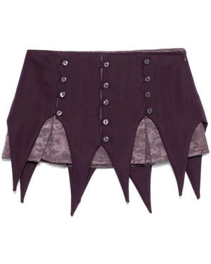 AVAVAV Panel Mini Skirt - Purple