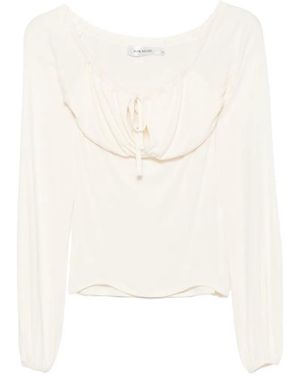AYA MUSE Elya Tie-Fastening Blouse - White