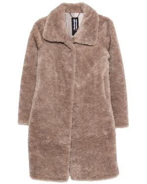 Bomboogie Sherpa Fleece Coat - Natural