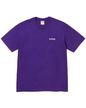 Supreme T-Shirt À Imprimé Graphique - Purple