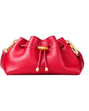 Jimmy Choo Bolso bombonera Cinch pequeño - Rojo