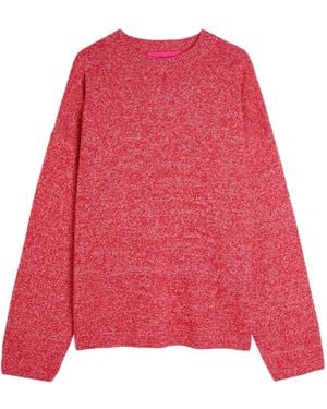The Elder Statesman Round-Neck Jumper - Red