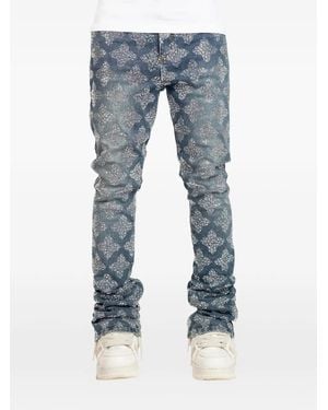 GUAPI Jeans Con Decorazione - Blu