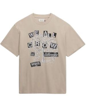 Honor The Gift We All Grow Graphic-Print T-Shirt - Natural