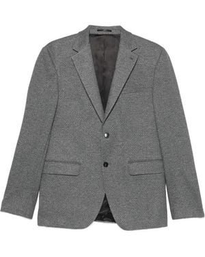 KARL LAGERFELD Single-Breasted Blazer - Grey