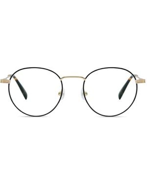 Gigi Studios Quartz Round Glasses - Black