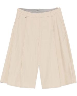 Alysi Pantalones Cortos Con Pinzas - Neutro