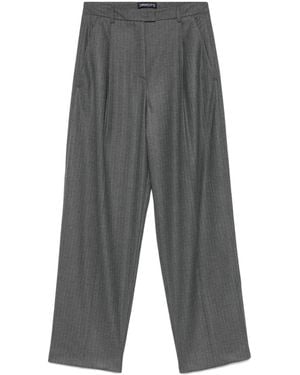DR. HOPE Pinstripe Pants - Gray