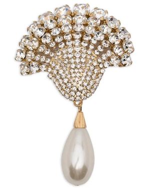 ROWEN ROSE Pendientes con apliques - Blanco