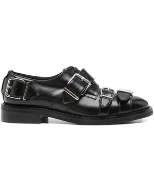 Simone Rocha Multi-Buckle Derby Shoes - Black