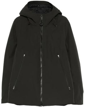 KRAKATAU Chaqueta con capucha - Negro