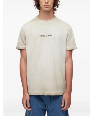 Osklen Double Terra/Mar Printed T-Shirt - Grey