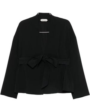 Alberta Ferretti Belted Jacket - Black