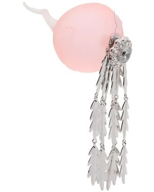 YVMIN Floral Drop Earrings - Pink
