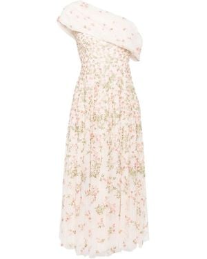 Needle & Thread Everett Bloom Gown - Natural