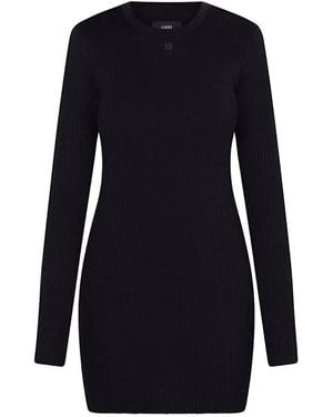 Amiri Long-Sleeve Mini Dress - Blue