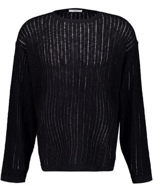 Commas Maglione Con Lavorazione Pointelle - Blu