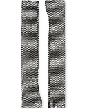 Santa Brands Beaded Knit Arm Warmers - Grey