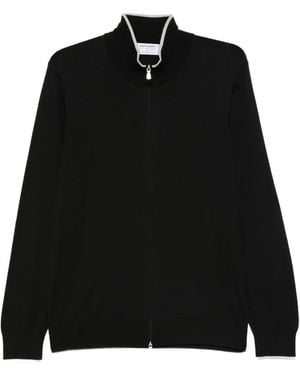 Gran Sasso Zip-Up Cardigan - Black