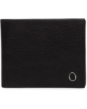 Orciani Lagoon Embossed Billfold Wallet - Black