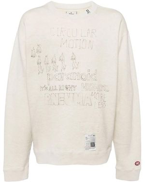 Maison Mihara Yasuhiro Printed Sweatshirt - Natural