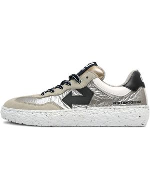 ID EIGHT Uriduri Arrow-Detail Trainers - White
