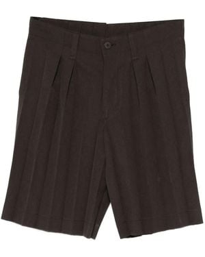 Homme Plissé Issey Miyake Pleated Shorts - Black