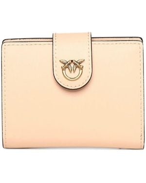 Pinko Love Birds Plaque Wallet - Natural