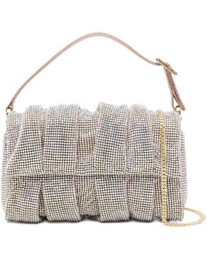 Benedetta Bruzziches Crystal-Embellished Tote Bag - Grey