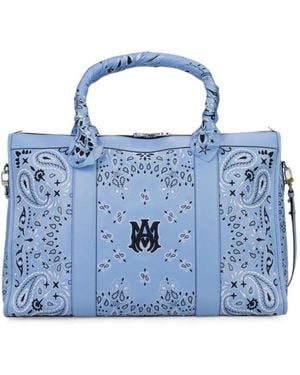 Amiri Bolso Shopper Bandana Weekender - Azul