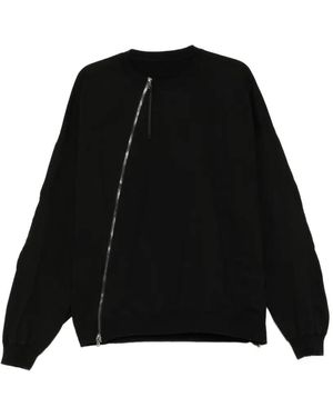 The Viridi-anne Sweat À Fermeture Zippée - Black
