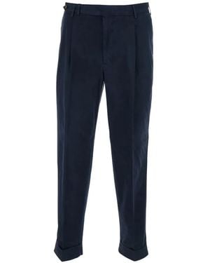 PT Torino プリーツ パンツ - ブルー