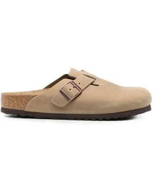 Birkenstock Boston Buckle-Fastening Sandals - Brown