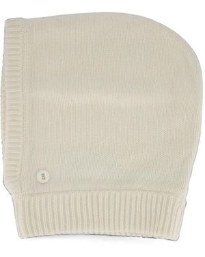 Bogner Berny1 Ribbed-Knit Balaclava - White
