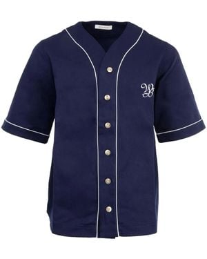 Wales Bonner Freestyle Cotton Shirt - Blue