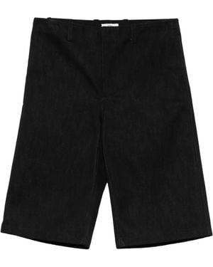 Rier Utility Gabardine Shorts - Black