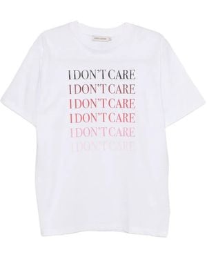 Joshua Sanders Slogan-Embossed T-Shirt - White
