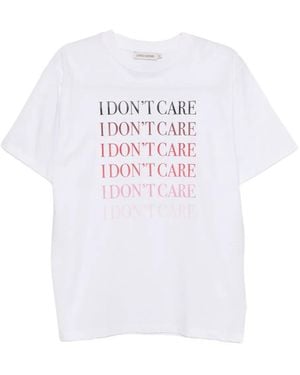 Joshua Sanders Slogan-Embossed T-Shirt - White